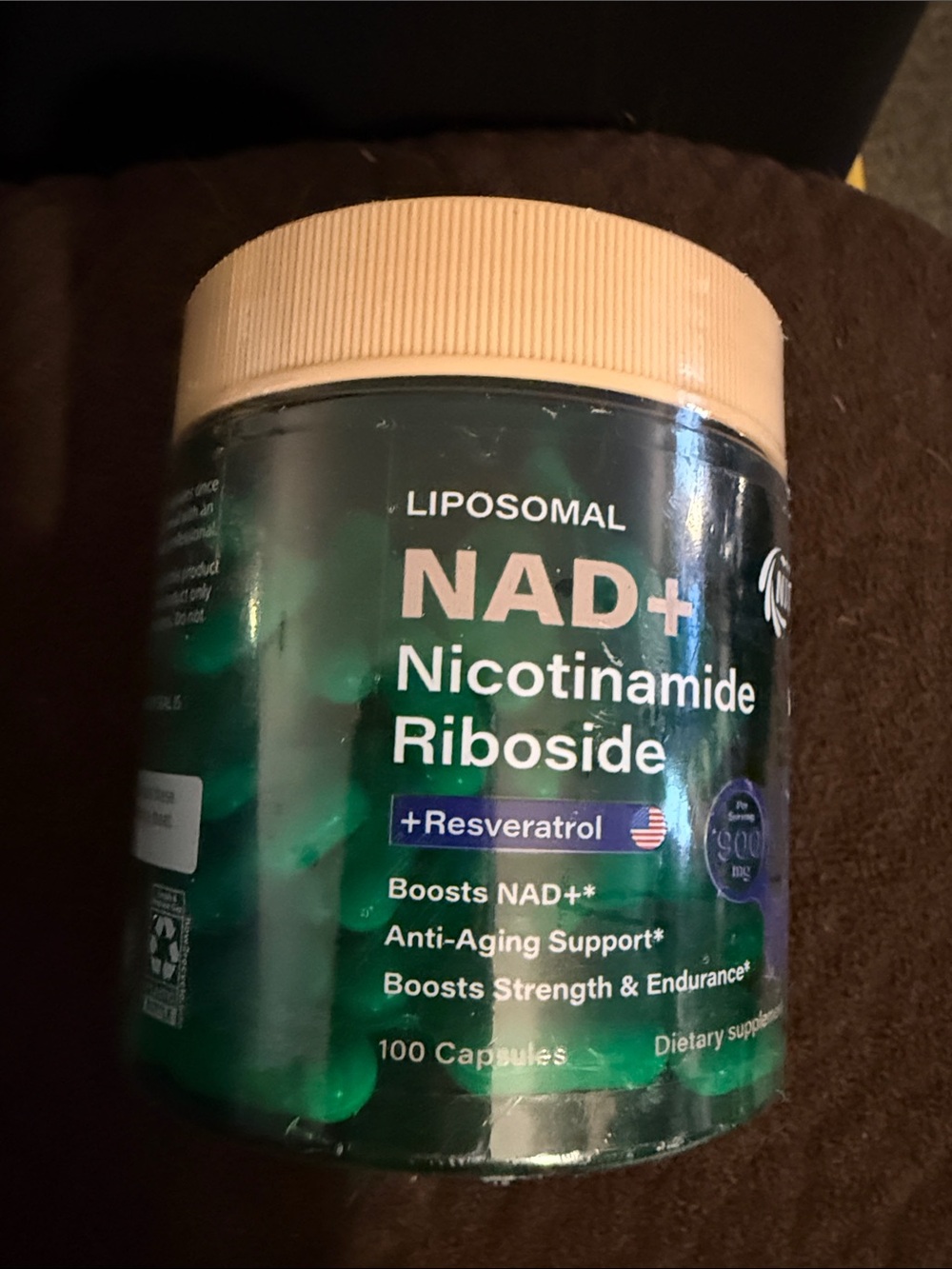 Liposomal NAD+ Nicotinamide Riboside + Resveratrol — Green